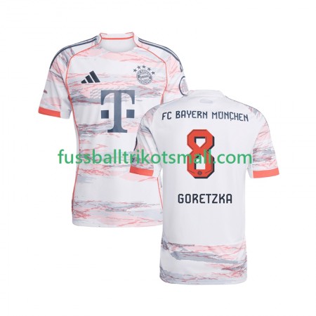 Fußballtrikots Bayern München Leon Goretzka 8 2025-2026 Kurzarm Auswärts-trikot kaufen